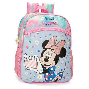 Disney Σχολική τσάντα 33x27x11cm Minnie Wild Flower