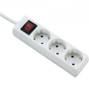GEMBIRD POWER STRIP WITH SWITCH 3 OUTLETS