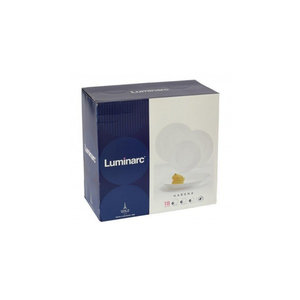 LUMINARC Σετ Φαγητού 18τμχ Λευκό HARENA - L3270