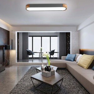 POWERTECH LED φωτιστικό οροφής HLL-0051, 24W, 1920lm, 65x14cm, γκρι