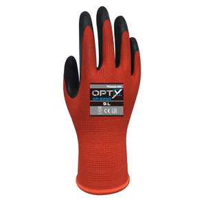 WONDER GRIP αντιολισθητικά γάντια εργασίας Opty 280RR, 10/XL, κόκκινο
