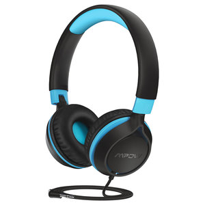 MPOW headphones για παιδιά CHE1 BH358A, noise limit, 3.5mm, μαύρο-μπλε