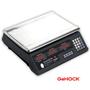 Ψηφιακή Επιτραπέζια Ζυγαριά έως 40kg Μαύρη GeHOCK 60-PCS0402