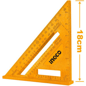 Τρίγωνο Γωνιόμετρο 18cm INGCO HAS20202