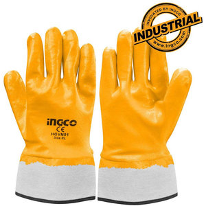 Επαγγελματικά Γάντια Νιτριλίου Βαριάς Χρήσης L INGCO HGVN01-L