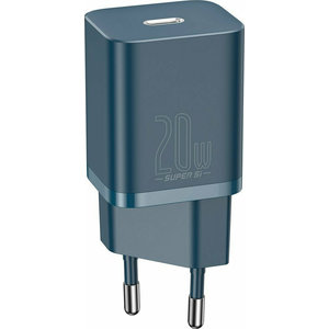 Baseus Super Si 1C fast wall charger USB Type C 20 W Power Μπλε (CCSUP-B03)