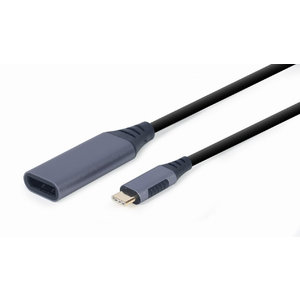 CABLEXPERT USB TYPE-C TO DISPLAYPORT MALE ADAPTER SPACE GREY RETAIL PACK