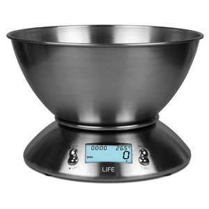 LIFE Mise En Place DIGITAL KITCHEN SCALE WITH BOWL