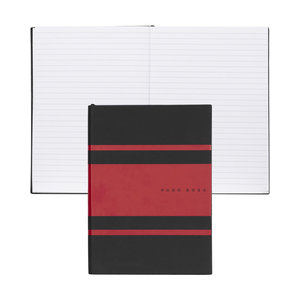 Σημειωματάριο HUGO BOSS 80 σελίδων A5 Essential Gear Matrix Red Lined