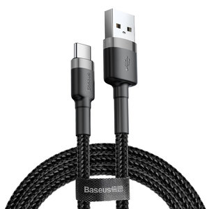 Baseus USB to Type-C 3A 1m Gray/Black