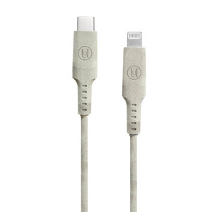 Uunique Eco Friendly USB C to Lightning Cable White