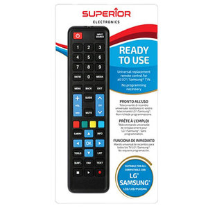 SUPERIOR REPLACEMENT REMOTE CONTROL FOR LG/SAMSUNG COMBINED