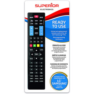 SUPERIOR REPLACEMENT REMOTE CONTROL FOR LG/SAMSUNG SMART