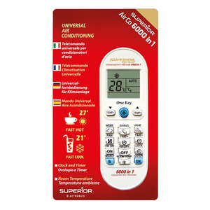 SUPERIOR AIR CONDITIONING REMOTE CONTROL AIRCO 6000 IN 1