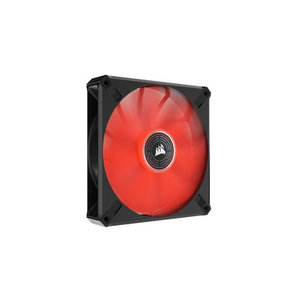 CORSAIR ML140 LED ELITE Red Premium 140mm PWM Magnetic Levitation Fan (BLACK)