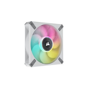 CORSAIR iCUE ML140 RGB ELITE Premium 140mm PWM Magnetic Levitation Fan - Single Pack (WHITE)