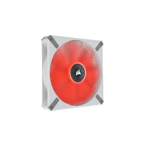 CORSAIR ML140 LED ELITE Red Premium 140mm PWM Magnetic Levitation Fan (WHITE)