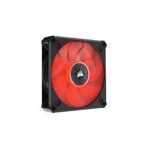CORSAIR ML120 LED ELITE Red Premium 120mm PWM Magnetic Levitation Fan (BLACK)