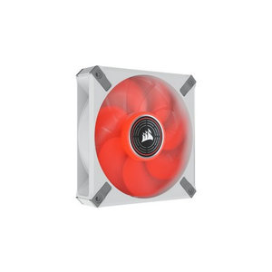 CORSAIR ML120 LED ELITE Red Premium 120mm PWM Magnetic Levitation Fan (WHITE)