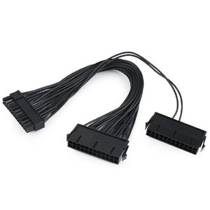 CABLEXPERT DUAL 24-PIN INTERNAL PC POWER EXTENSION CABLE 0.3M