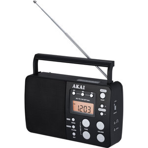 Akai APR-200 Φορητό ψηφιακό ραδιόφωνο παγκοσμίου λήψης με Aux-In και έξοδο ακουστικών