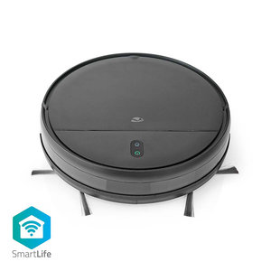 NEDIS WIFIVCR001CBK ROBOT VACUUM CLEANER WI-FI CAPACITY COLLECTION RESERVOIR:0.2L BLACK