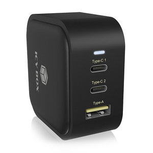 ICY BOX IB-PS103-PD WALL CHARGER WITH 3 INTERFACES AND POWER DELIVERY