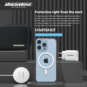 ROCKROSE kit φόρτισης & προστασίας Starter, iPhone 13 Pro Max, 20W & 15W