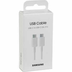 SAMSUNG TYPE-C DATACABLE 45W WHITE RETAIL PACK
