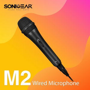 SONIC GEAR WIRED MICROPHONE 6,5MM JACK M2 BLACK