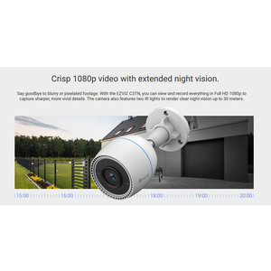 EZVIZ smart Camera C3TN, 2MP, Full HD, 2.8mm, Wi-Fi, IP67