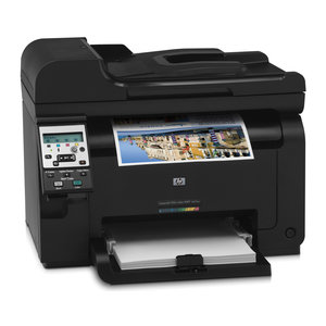 HP used Printer LaserJet Pro 100 MFP M175A, color, low toner & drum