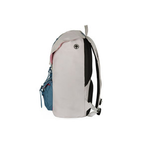8848 TRAVEL BACKPACK 15,6' UNISEX WATERPROOF LIGHT GRAY WITH BLUE POCKET