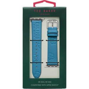 Λουράκι TED Magnolia Light Blue Saffiano Leather Strap για APPLE Watches 38-40 mm