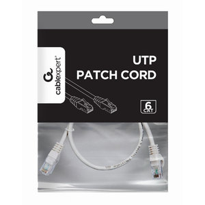 CABLEXPERT UTP CAT6 PATCH CORD 0.5M GREY
