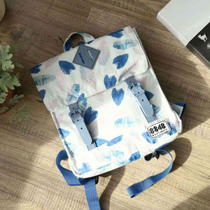 8848 BACKPACK FOR CHILDREN WITH FEATHERS PRINT