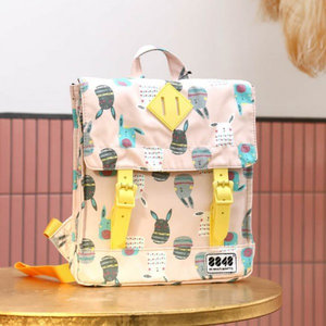 8848 BACKPACK FOR CHILDREN WITH HARES PRINT