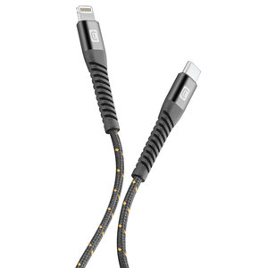 CELLULAR LINE Tetraforce Cable Extreme 2m USB-C to Lightning (Apple) Black