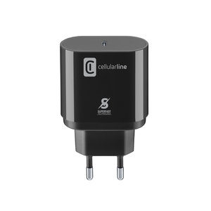 CELLULAR LINE 367182 USB Type-C Charger Samsung 25w Black