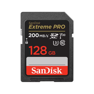 SanDisk Extreme PRO 128GB SDXC UHS-I + 2 years RescuePRO Deluxe