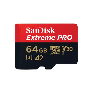 SanDisk Extreme PRO microSDXC 64GB + SD Adapter + 2 years RescuePRO Deluxe