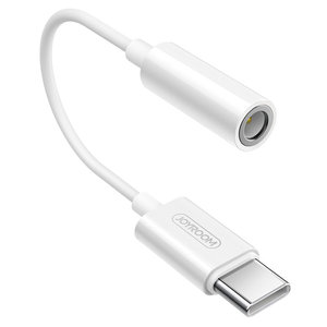 JOYROOM καλώδιο USB Type-C σε 3.5mm SH-C1, 0.12m, λευκό