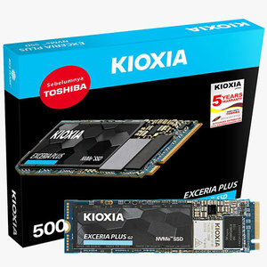 KIOXIA INTERNAL SSD EXCERIA PLUS Gen2 NVMe M.2 2280 500GB