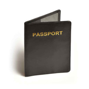 Travel Blue δερμάτινη θήκη διαβατηρίου 14x10x1cm RFID