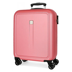 Roll Road βαλίτσα καμπίνας expandable ABS 55x40x20cm σειρά Camboya Pink