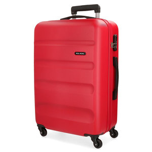 Roll Road βαλίτσα μεσαία ABS 65x46x23cm σειρά Flex Red
