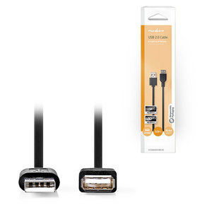 NEDIS CCGB60010BK30 USB 2.0 Cable A Male - A Female 3.0 m Black