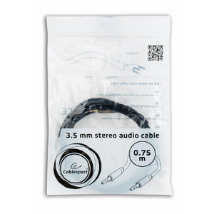 CABLEXPERT 3,5MM STEREO AUDIO CABLE 0,75M
