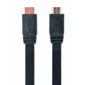 CABLEXPERT HIGH SPEED HDMI FLAT CABLE WITH ETHERNET 3M BLACK