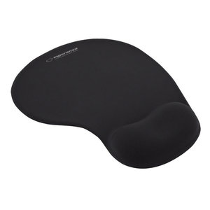 ESPERANZA gel mouse pad EA137K, 230x190x20mm, μαύρο
